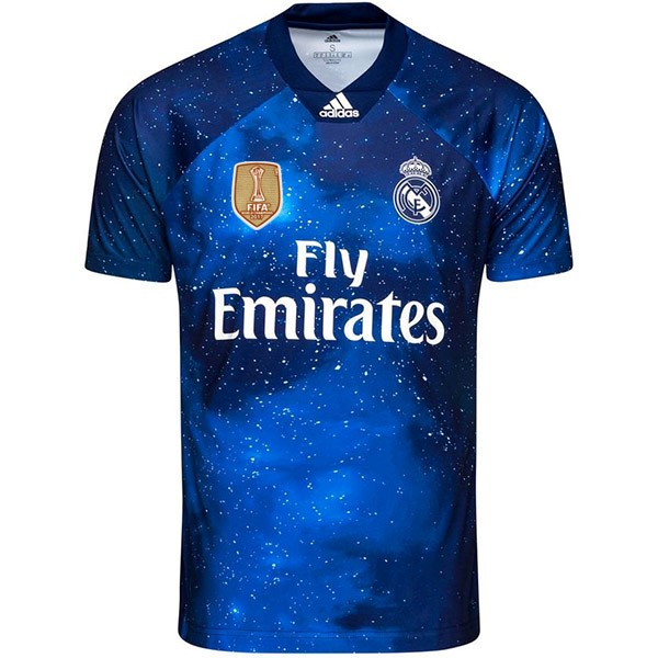 Trikot Trainingsshirt Real Madrid 2018-19 Blau Marine Fussballtrikots Günstig